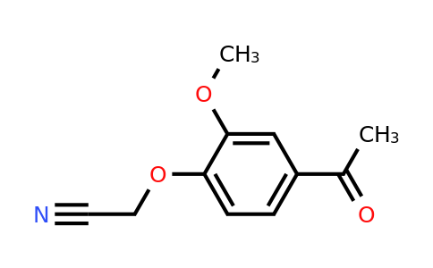 1016853-34-1 | 2-(4-Acetyl-2-methoxyphenoxy)acetonitrile