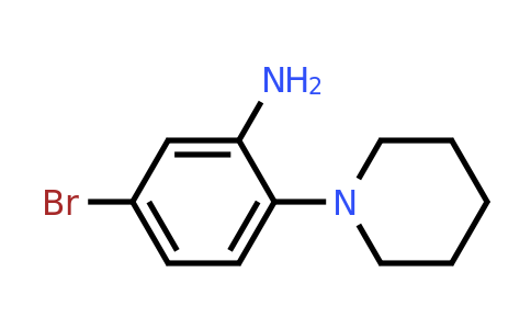 1016877-65-8 | 5-Bromo-2-(piperidin-1-yl)aniline