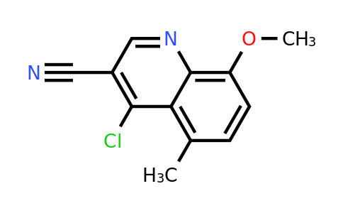 1017032-65-3 | 4-Chloro-8-methoxy-5-methylquinoline-3-carbonitrile