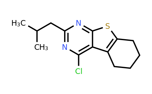 1017078-94-2 | 4-Chloro-2-isobutyl-5,6,7,8-tetrahydrobenzo[4,5]thieno[2,3-d]pyrimidine