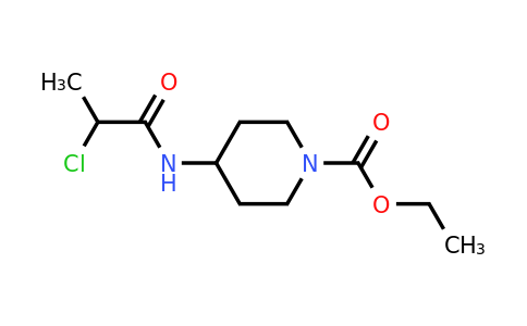 1017091-61-0 | Ethyl 4-(2-chloropropanamido)piperidine-1-carboxylate