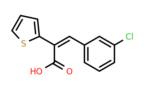 1017114-62-3 | 3-(3-Chlorophenyl)-2-(thiophen-2-yl)prop-2-enoic acid