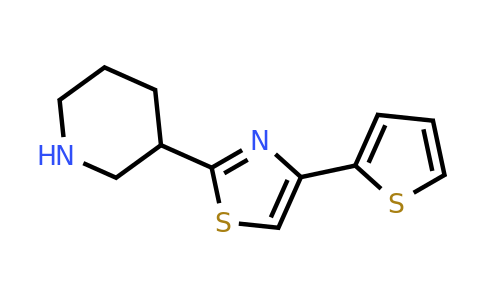 1017153-37-5 | 2-(Piperidin-3-yl)-4-(thiophen-2-yl)thiazole
