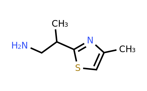 1017185-91-9 | 2-(4-Methyl-1,3-thiazol-2-yl)propan-1-amine