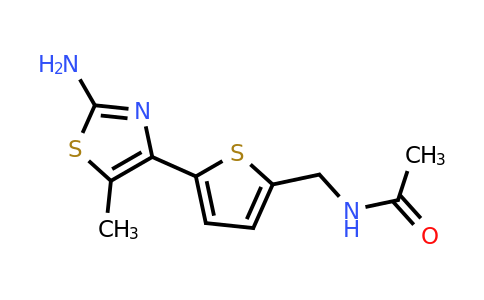 1017190-42-9 | n-{[5-(2-amino-5-methyl-1,3-thiazol-4-yl)thiophen-2-yl]methyl}acetamide