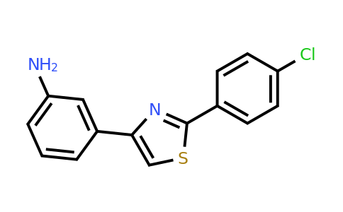 3-(2-(4-Chlorophenyl)thiazol-4-yl)aniline