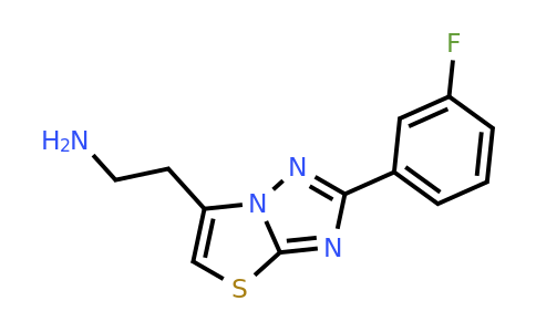 1017232-65-3 | 2-(2-(3-Fluorophenyl)thiazolo[3,2-b][1,2,4]triazol-6-yl)ethan-1-amine