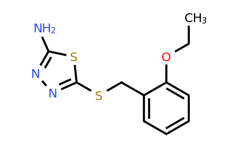 1017373-75-9 | 5-((2-Ethoxybenzyl)thio)-1,3,4-thiadiazol-2-amine