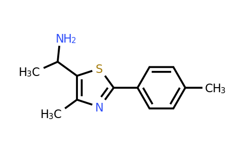 1017379-98-4 | 1-[4-methyl-2-(4-methylphenyl)-1,3-thiazol-5-yl]ethan-1-amine