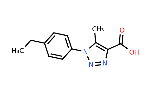 1017399-17-5 | 1-(4-Ethylphenyl)-5-methyl-1H-1,2,3-triazole-4-carboxylic acid