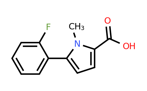 5-(2-Fluorophenyl)-1-methyl-1h-pyrrole-2-carboxylic acid