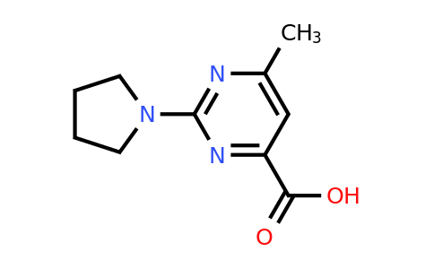 1017422-68-2 | 6-Methyl-2-(pyrrolidin-1-yl)pyrimidine-4-carboxylic acid