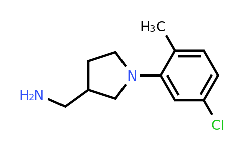 [1-(5-chloro-2-methylphenyl)pyrrolidin-3-yl]methanamine