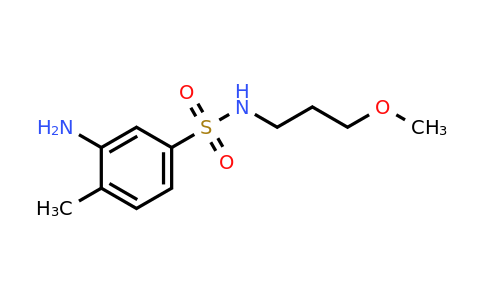 3-Amino-N-(3-methoxypropyl)-4-methylbenzenesulfonamide