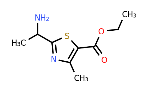 Ethyl 2-(1-aminoethyl)-4-methyl-1,3-thiazole-5-carboxylate