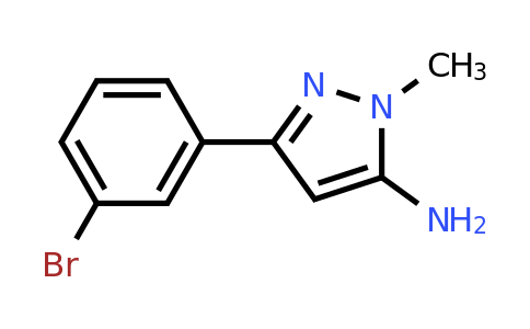 5-(3-Bromophenyl)-2-methylpyrazol-3-amine