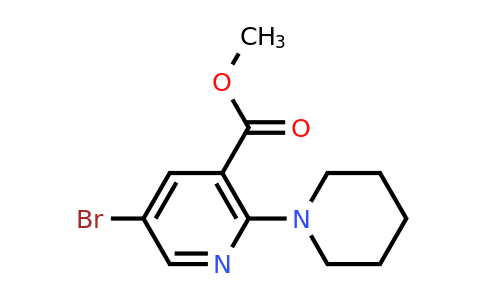 1017783-01-5 | Methyl 5-bromo-2-(piperidin-1-yl)nicotinate