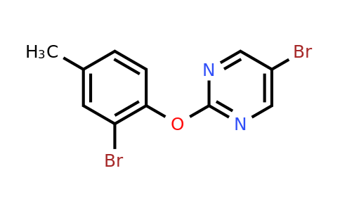 1017789-01-3 | 5-Bromo-2-(2-bromo-4-methylphenoxy)pyrimidine