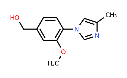 1017789-63-7 | (3-Methoxy-4-(4-methyl-1H-imidazol-1-yl)phenyl)methanol