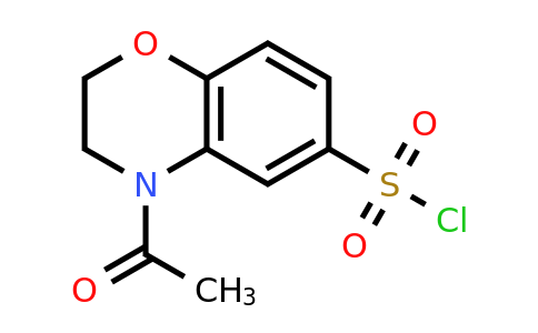 1017791-37-5 | 4-Acetyl-3,4-dihydro-2H-benzo[b][1,4]oxazine-6-sulfonyl chloride