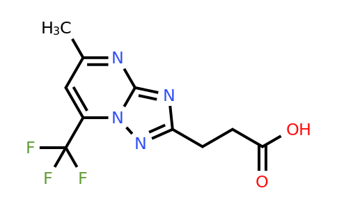 1018052-06-6 | 3-[5-methyl-7-(trifluoromethyl)-[1,2,4]triazolo[1,5-a]pyrimidin-2-yl]propanoic acid