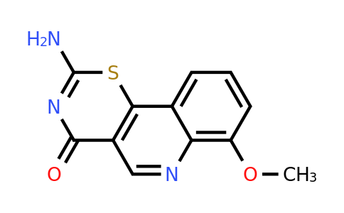 1018127-79-1 | 2-Amino-7-methoxy-4H-[1,3]thiazino[5,6-c]quinolin-4-one