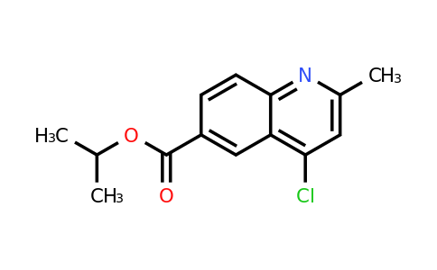 1018128-07-8 | Isopropyl 4-chloro-2-methylquinoline-6-carboxylate