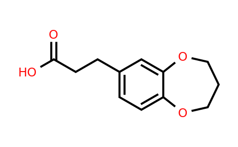 1018131-87-7 | 3-(3,4-Dihydro-2h-1,5-benzodioxepin-7-yl)propanoic acid