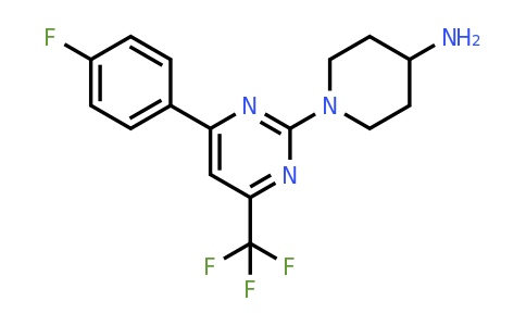 1018143-48-0 | 1-(4-(4-Fluorophenyl)-6-(trifluoromethyl)pyrimidin-2-yl)piperidin-4-amine