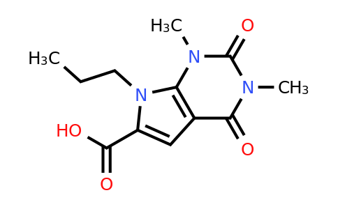 1,3-Dimethyl-2,4-dioxo-7-propyl-2,3,4,7-tetrahydro-1H-pyrrolo[2,3-d]pyrimidine-6-carboxylic acid