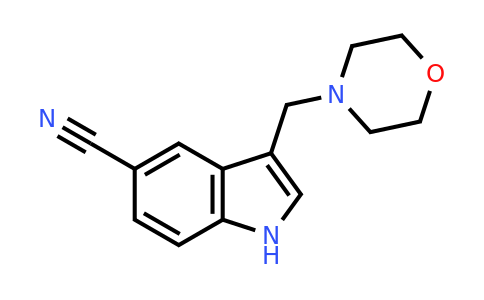 3-(Morpholinomethyl)-1H-indole-5-carbonitrile