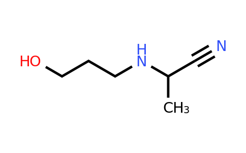 2-[(3-hydroxypropyl)amino]propanenitrile