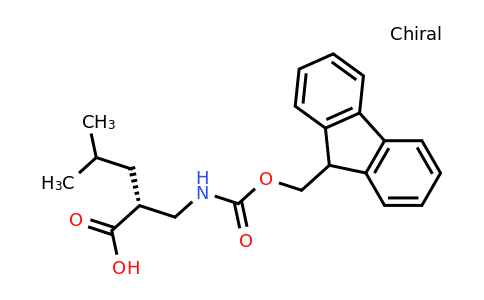 (R)-2-(((((9H-Fluoren-9-yl)methoxy)carbonyl)amino)methyl)-4-methylpentanoic acid