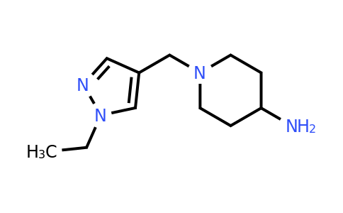 1019005-71-0 | 1-((1-Ethyl-1h-pyrazol-4-yl)methyl)piperidin-4-amine