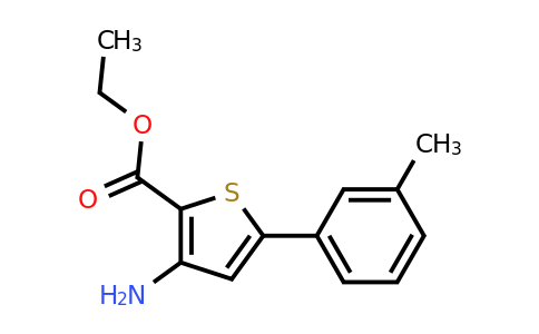 1019012-08-8 | Ethyl 3-amino-5-(m-tolyl)thiophene-2-carboxylate