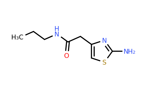 1019108-37-2 | 2-(2-Aminothiazol-4-yl)-n-propylacetamide