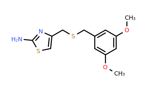 1019111-59-1 | 4-(((3,5-Dimethoxybenzyl)thio)methyl)thiazol-2-amine