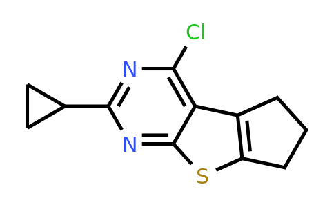 1019325-46-2 | 4-Chloro-2-cyclopropyl-6,7-dihydro-5h-cyclopenta[4,5]thieno[2,3-d]pyrimidine