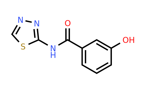 1019359-73-9 | 3-Hydroxy-N-(1,3,4-thiadiazol-2-yl)benzamide