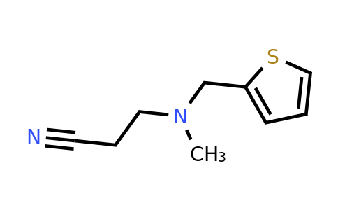 1019383-30-2 | 3-(Methyl(thiophen-2-ylmethyl)amino)propanenitrile