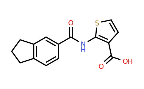 1019383-42-6 | 2-(2,3-Dihydro-1h-indene-5-amido)thiophene-3-carboxylic acid