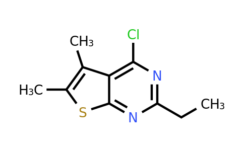 1019449-63-8 | 4-Chloro-2-ethyl-5,6-dimethylthieno[2,3-d]pyrimidine