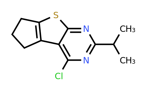 1019449-67-2 | 4-Chloro-2-isopropyl-6,7-dihydro-5h-cyclopenta[4,5]thieno[2,3-d]pyrimidine