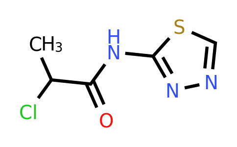 1019456-17-7 | 2-Chloro-N-(1,3,4-thiadiazol-2-yl)propanamide