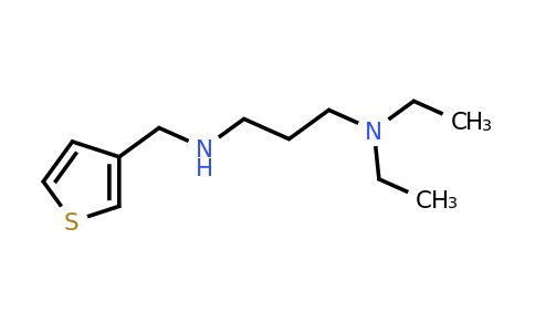 1019502-06-7 | n1,n1-Diethyl-n3-(thiophen-3-ylmethyl)propane-1,3-diamine