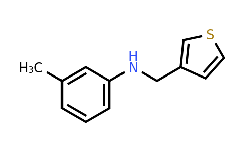 1019512-93-6 | 3-Methyl-N-(thiophen-3-ylmethyl)aniline