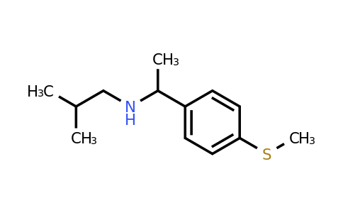 2-Methyl-N-(1-(4-(methylthio)phenyl)ethyl)propan-1-amine