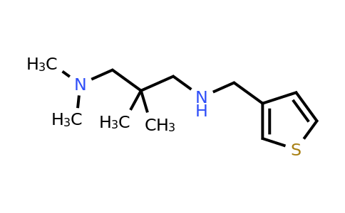1019536-79-8 | n1,n1,2,2-Tetramethyl-n3-(thiophen-3-ylmethyl)propane-1,3-diamine