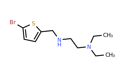 1019539-50-4 | n1-((5-Bromothiophen-2-yl)methyl)-n2,n2-diethylethane-1,2-diamine