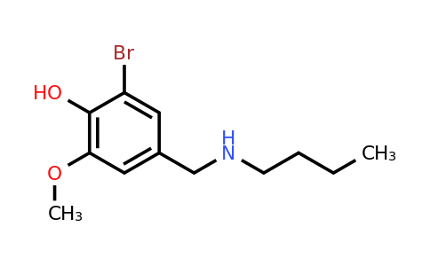 2-Bromo-4-[(butylamino)methyl]-6-methoxyphenol
